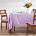 Produktbild: Homescapes Tischdecke Tischdecke flieder – 137 x 178 cm, 100% Baumwolle (1-tlg) 138 cm x 178 cm