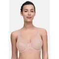 Produktbild: Chantelle Bügel-BH Norah Chic (1-tlg) Bügel-BH - Blickdicht - Extraflache grafische Spitze, Optimaler Halt rosa 75