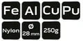 Produktbild: Hammer mit abnehmbaren Spitzen 250 g / 28 mm Marke Neo Tools