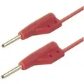 Produktbild: Sks Hirschmann - Mvl 2/50 Rt Messleitung Stecker 2 Mm Stecker 2 Mm 0.50 M Rot 1 St.