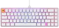Produktbild: Glorious Gaming GMMK 2 Compact (65%) – Mechanisches Gaming-Keyboard, Aluminiumrahmen, anpassbar, Doubleshot-Kappen, Fox Schalter, tastenweise RGB, Amerikanisch QWERTY Layout - Weiß
