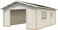 Produktbild: Palmako Garage Irene/Roger, BxTxH: 514x598x287 cm, ohne Tor, naturbelassen