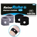 Produktbild: ReiseRuhe Wohlfühl Armbänder Reiseband Akupressur Reiseübelkeit, Schwangerschaft Seekrankheit Anti Übelkeit Armband Band Sea [4er Set]