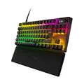 Produktbild: SteelSeries Apex Pro TKL HyperMagnetic Gaming-Tastatur – Die schnellste Tastatur – Anpassbares Ansprechverhalten – OLED-Bildschirm – PBT-Keycaps – USB-C – 2023 Edition – Deutsches Tastatur QWERTZ