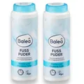 Produktbild: Fußpuder von Balea, desodorierend und feuchtigkeitsbindend, 2 x 100gr Für frische und trockene Füße