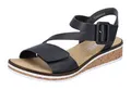 Produktbild: Rieker Riemchensandale Sommerschuh, Sandalette, Keilabsatz, mit asymmetrischem Riemchen