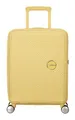 Produktbild: American Tourister Soundbox - Handgepäckkoffer 55 x 40 x 20/23 cm - Hartschalen-Kabinentrolley für EasyJet & die meisten Fluggesellschaften, erweiterbar, 35.5/41L, Gelb (Pastel Yellow)