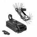 Produktbild: Topeak Ninja Master+ Toolbox T20 Mini-Tool aus Stahl und Aluminium in der Farbe Schwarz, Maße: ca. 8cm x 4,5cm x 14cm, 15400191