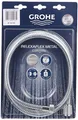 Produktbild: Grohe Relexaflex Metall Longlife Brausen und Duschsysteme (Metallbrauseschlauch 1250) chrom, 28142000 1,25 m
