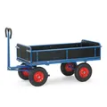 Produktbild: Fetra Handpritschenwagen Bordwände 1.000 kg LxB 1.200 x 800 mm Luftreifen