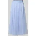Produktbild: JOOP! Midirock mit Logo-Stitching Modell 'Fridi' in Hellblau, Größe 34
