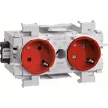 Produktbild: Hager TEH GS20113020 Steckdose 2-fach 45° Wago frontrastend r (GS20113020)