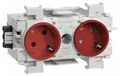 Produktbild: GS20113020 Elektro-Sockelleisten-Zubehör Steckdosencontainer Rot 1St.
