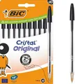 Produktbild: BIC Cristal Original Kugelschreiber Schwarz, 10er Box, 1,0 mm, mittlere Spitze 664690