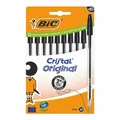 Produktbild: BIC Kugelschreiber Cristal Original transparent Schreibfarbe schwarz, 10 St.
