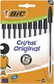 Produktbild: BIC Kugelschreiber Cristal Original schwarz 10er Kartonbox