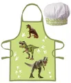 Produktbild: ♥ DINOSAURIER T-Rex Jungen Kochschürze Schürze Backschürze SET 2-Teilig D-8069 ♥