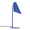 Produktbild: Dyberg Larsen Cale Tischlampe Blau - Leselampe Hergestellt aus Blau Metall - Modern & Leicht Nachttischlampe - GU10/35W - Schreibtischlampe in Dänisches Design - Schlafzimmer Deko ohne leuchtmittel