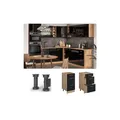 Produktbild: Vicco Schubladenunterschrank Küchenschrank R-Line Solid Eiche Schwarz 40 cm modern