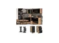 Produktbild: Vicco Schubladenunterschrank Küchenschrank R-Line Solid Eiche Schwarz 40 cm modern