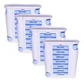 Produktbild: 4 x Pillenbox,Tablettendose,Pillendose Turm, Medikamentenbox,Tablettendosierer