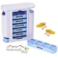 Produktbild: 7 Tage Pillenbox Deluxe pillendose tablettendose tablettenbox medikamentenbox me