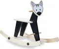 Produktbild: hauck Schaukeltier Rock N Swing Zebra, Schaukelpferd Baby aus Holz