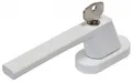 Produktbild: ABUS 592218 Fenstergriff FG110 Druckzylinder Wendeschlüssel abschließbar weiß