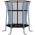 Produktbild: Homcom Kindertrampolin, Blau, Metall, Kunststoff, 163.5x163.5 cm, Outdoor Spielzeug