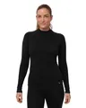 Produktbild: DANISH ENDURANCE Merino Thermo Langarm Shirt Damen, Extreme Kälte, Winter & Skiunterwäsche Damen, Schwarz, M