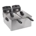 Produktbild: Tristar Doppelkorb-Fritteuse FR-6937 - 2 x 3 ltr Edelstahl