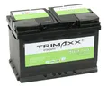 Produktbild: TRIMAXX AGM Autobatterie 12V 70Ah 700A/EN Starterbatterie VRLA, Start-Stop & Standheizung geeignet, absolut wartungsfrei statt 69Ah