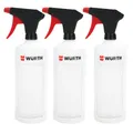 Produktbild: 3x Würth Universal Sprühflasche 1000ml transparent Drucksprüher Pumpflasche