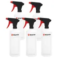 Produktbild: 5x Würth Universal Sprühflasche 1000ml transparent Drucksprüher Pumpflasche