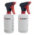 Produktbild: Würth 2er Pack Universal Sprühflasche 500ml Handsprüher Drucksprüher Pumpflasche
