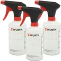 Produktbild: 3x Würth Sprühflasche 500ml Drucksprüher Pumpflasche Handsprüher