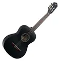 Produktbild: Ortega Guitars 3/4 Konzert Gitarre – Student Series – Fichte, Katalpa, Schwarz (RST5M-3/4BK)