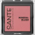 Produktbild: SANTE Naturkosmetik Mineral Blush 01 Rose, hochpigmentierter Rouge mit Bio-Acaiöl für einen strahlenden Teint, zarter Schimmer & einfach zu verblenden, 5g