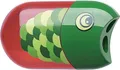 Produktbild: FABER-CASTELL Doppelspitzdose Fisch inkl. Radierer