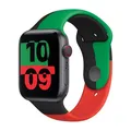 Produktbild: Original Apple Watch Sport Armband S/M+M/L 44/45/46/49mm MJ4W3ZM/A Black Unity