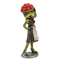 Produktbild: formano Sammelfigur Schwarzwald Frosch Dekofigur Schwarzwaldmädel mit Bollenhut 18 cm