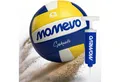 Produktbild: Momevo Beachvolleyball mit Pumpe, Größe 5, wasserdicht, weiche Oberfläche ideal für Anfänger