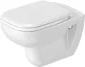 Produktbild: Duravit D-Code Wand-WC, Tiefspüler, rimless, 355x545x360mm, 2570092000, Farbe: