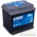 Produktbild: EXIDE AUTOBATTERIE 12V 50Ah STARTERBATTERIE 450A EB500 EXCELL