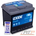 Produktbild: EXIDE AUTOBATTERIE 12V 50Ah STARTERBATTERIE 450A EB500 EXCELL+BATTERIE POL FETT
