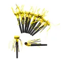 Produktbild: Oblique Unique® 10 x Tröte Pfeife Luftrüssel Krachmacher Tischdeko für Geburtstag Feier Party Baby Shower Kindergeburtstag JGA Schulabschluss UVM. Schwarz Gold