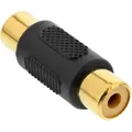Produktbild: Inline® Audio Adapter, Cinch Buchse an Cinch Buchse, vergoldet