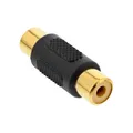 Produktbild: InLine® Audio Adapter, Cinch Buchse an Cinch Buchse, vergoldet