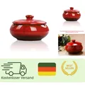 Produktbild: Lependor Aschenbecher aus Keramik mit Deckel, winddicht, Zigarettenaschenbecher