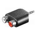 Produktbild: Hifi Audio Adapter 2x Cinch RCA Buchse female 3,5mm Klinke Stereo Stecker male